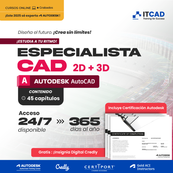 Especialista AutoCAD 2D & 3D